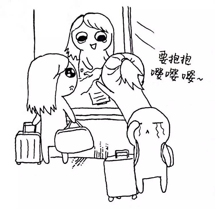 说明: 图1 手绘创作《再看一眼》