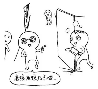 说明: 图9 手绘创作《对表》